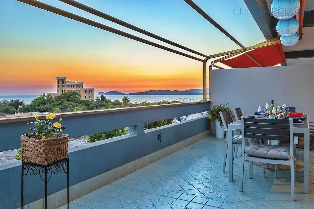 Valencia Penthouse With Spectacular Beachfront Terraces Wifi, Air Conditioning, Close To Beaches 阿尔盖罗