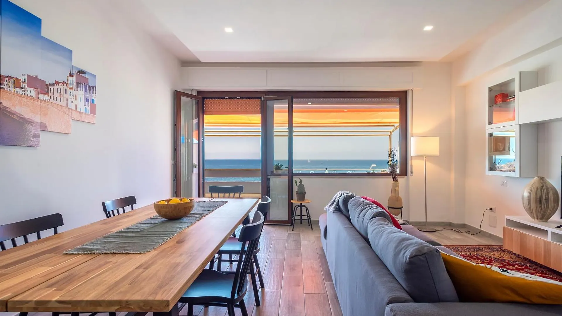 Valencia Penthouse With Spectacular Beachfront Terraces Wifi, Air Conditioning, Close To Beaches 阿尔盖罗
