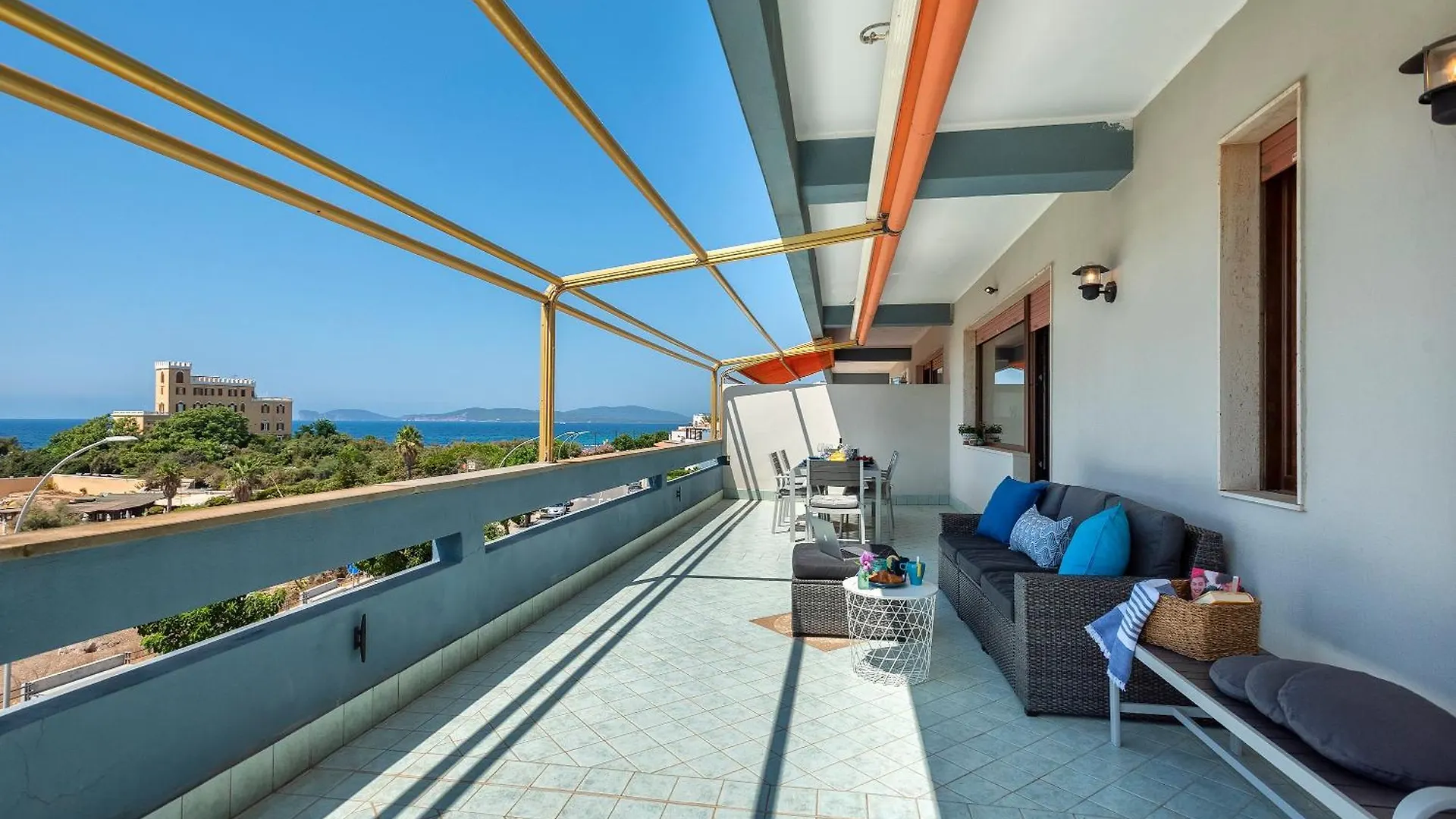 Valencia Penthouse With Spectacular Beachfront Terraces Wifi, Air Conditioning, Close To Beaches 阿尔盖罗