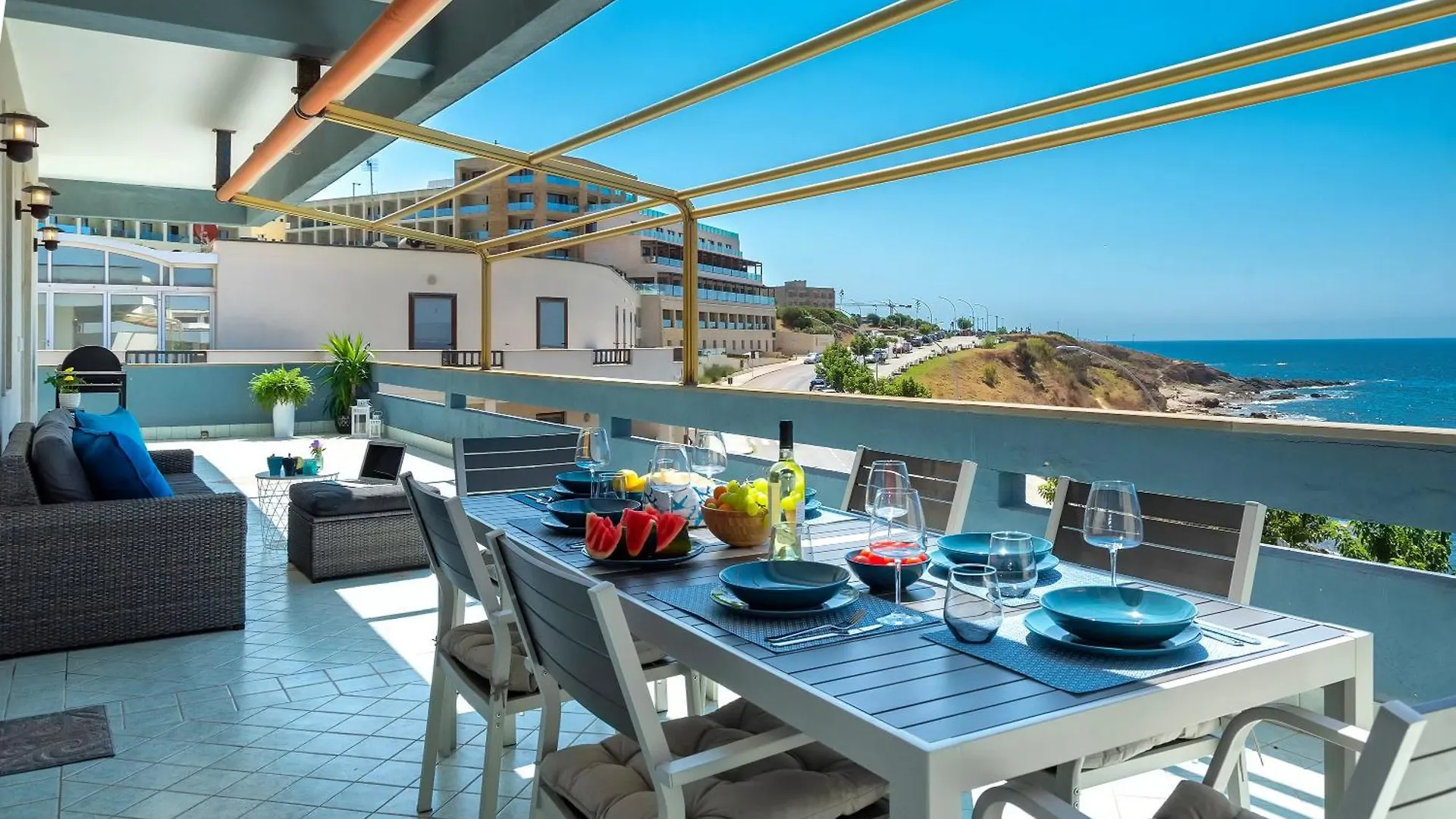 Apartment Valencia Penthouse With Spectacular Beachfront Terraces Wifi, Air Conditioning, Close To Beaches Alghero